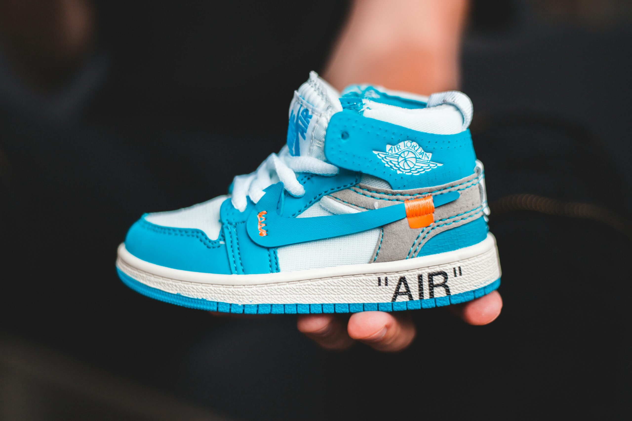 Popular kids’ sneakers displayed.